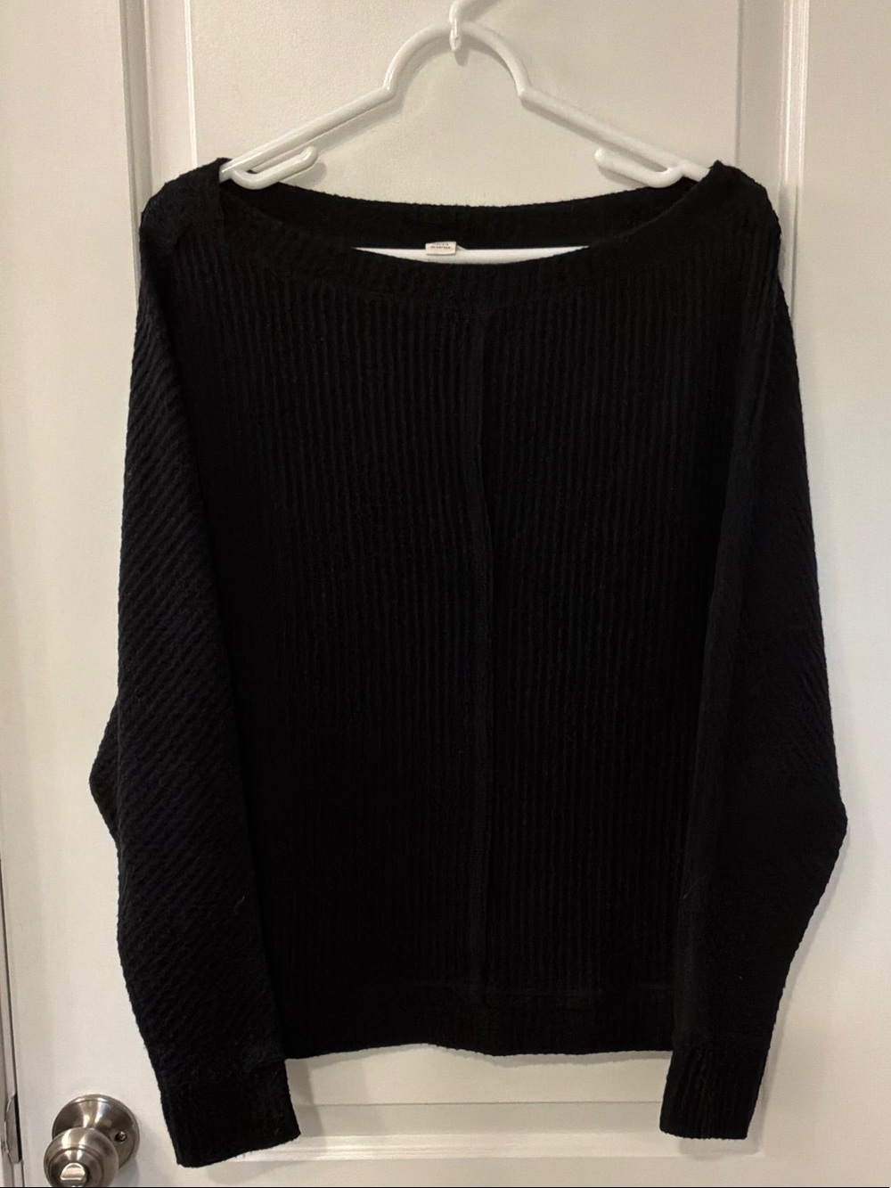 Caslon Boatneck Waffle Top
